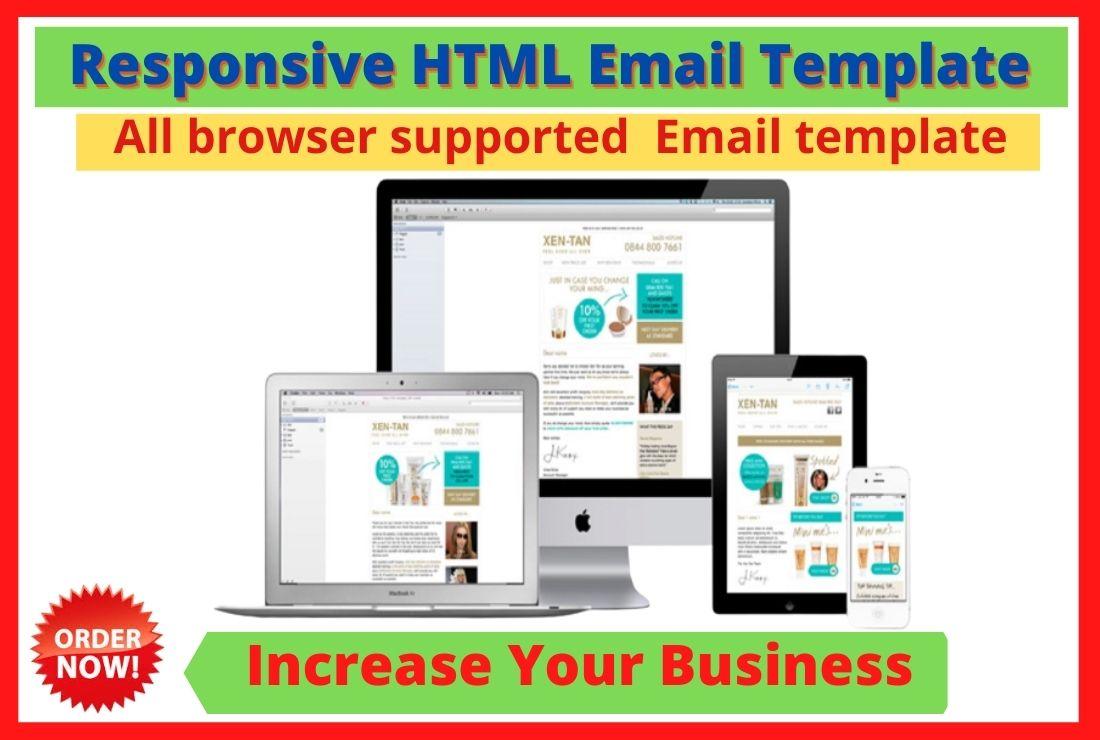 I will design Email Template, responsive HTML Email ...