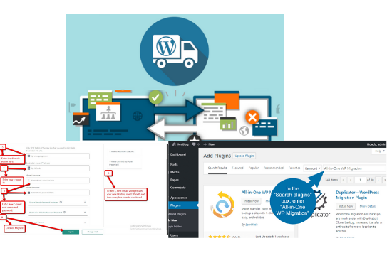 move, migrate, transfer your wordpress website in few...