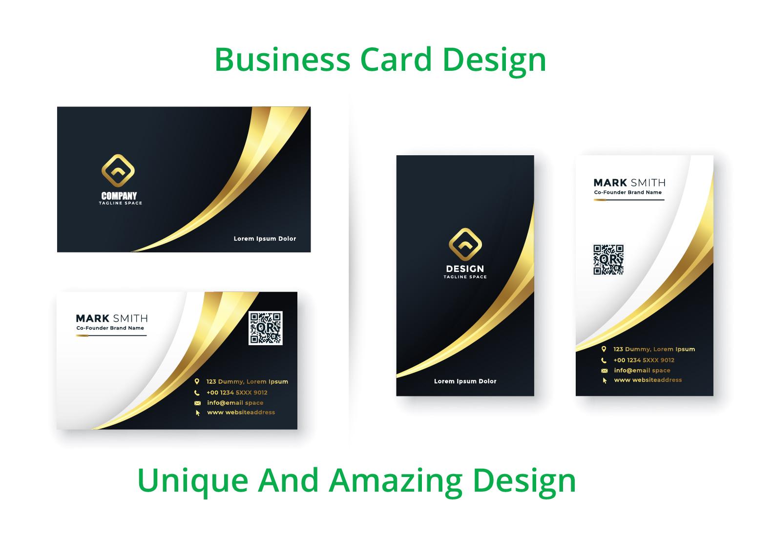 I will create unique and professional business card