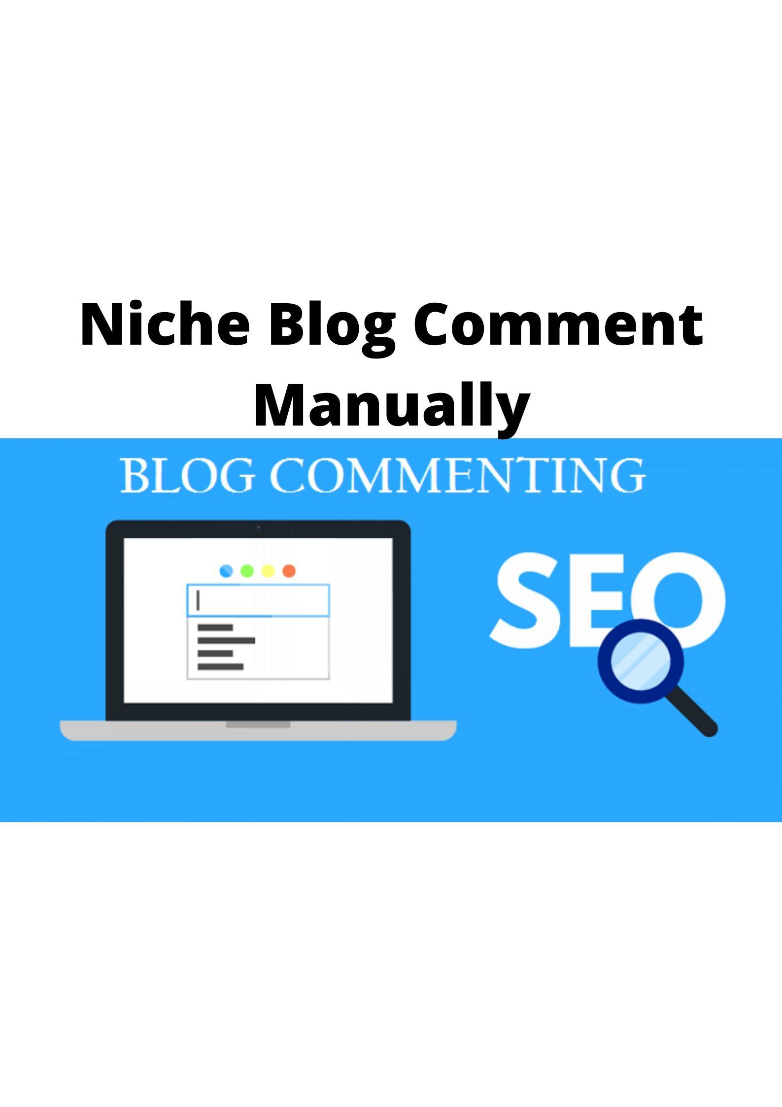 100 Blog Comment will be done by me.