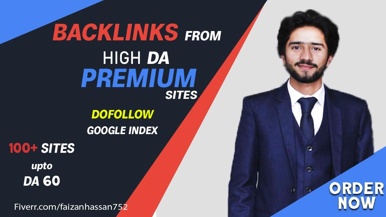 I will give you backlinks from my high da premium sit...