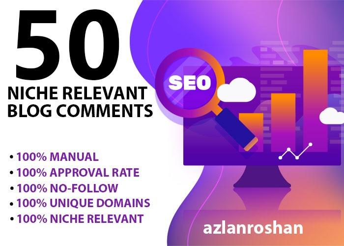 Build 50 High Quality Niche Relevant Blog Comments