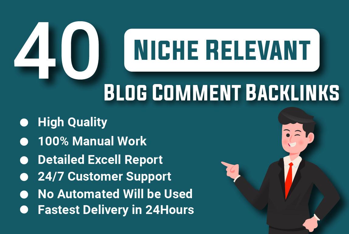 I will make high quality niche relevant blog comment ...