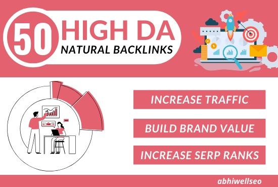 I will make high da dofollow SEO backlinks for google...