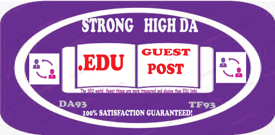 I will write and Publish 2 Dofoll0w Edu Guest Posts o...