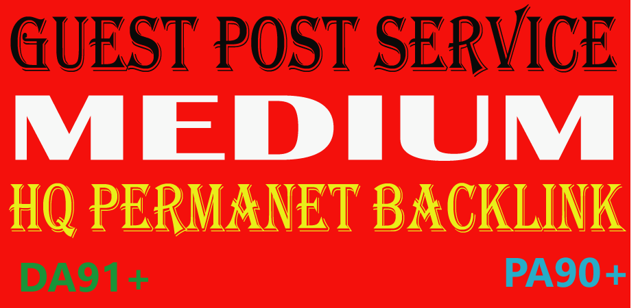 Write & Published Medium Guest Post High Authorit...