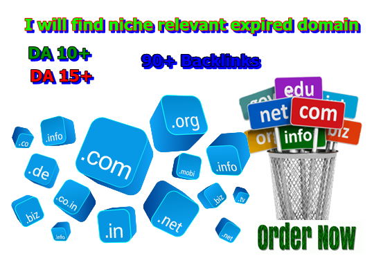 I will find 1 niche relevant expired domain