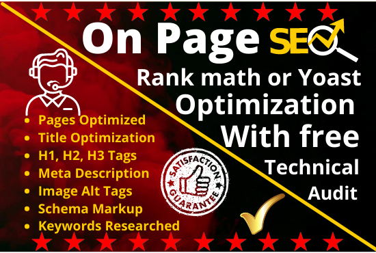 I will do wordpress onpage SEO optimization to rank y...