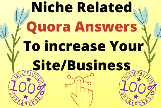 Guaranteed Traffic with 15 High Quality Quora Answers...