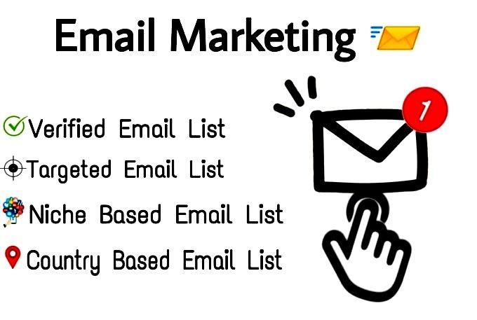 I will provide 1,000 Consumer email list for your bus...