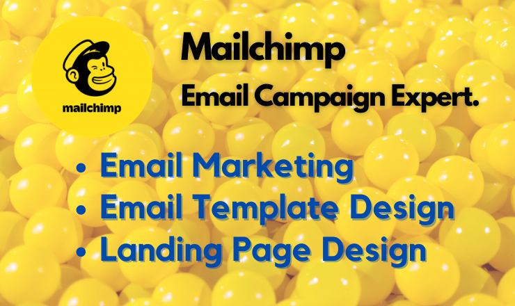 I will design mailchimp email template, and set up e...