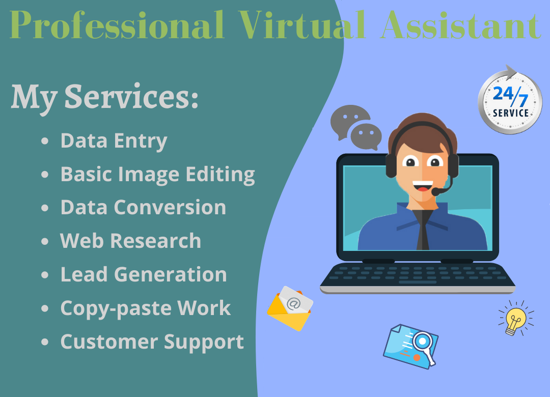 I Will Be Your Virtual Assistant For Administrative A...