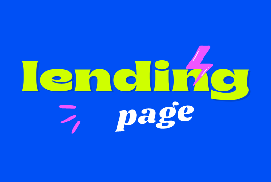 I will create web page design a responsive landing pa...