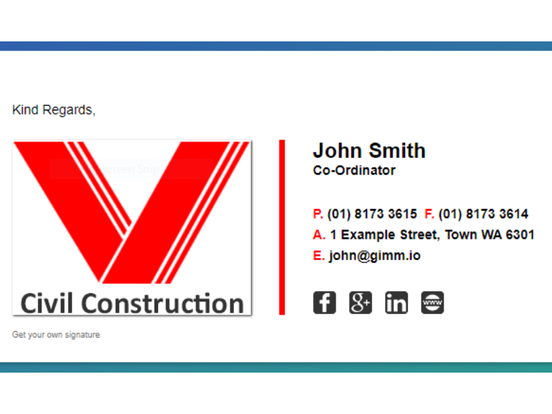 I will design and build your professional email signa...