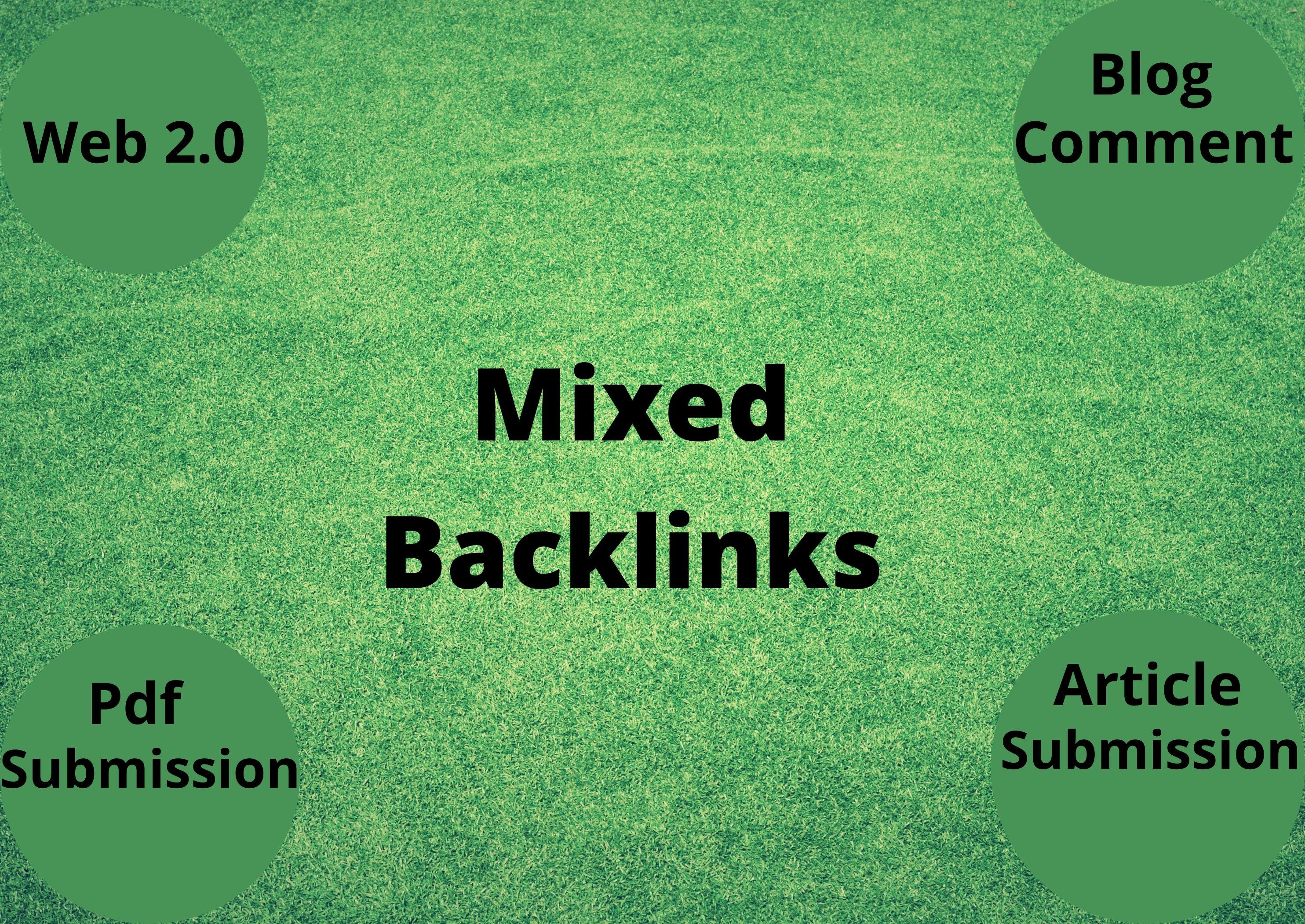 27 Mixed Manual Backlinks, Web 2.0, PDF Submission,...