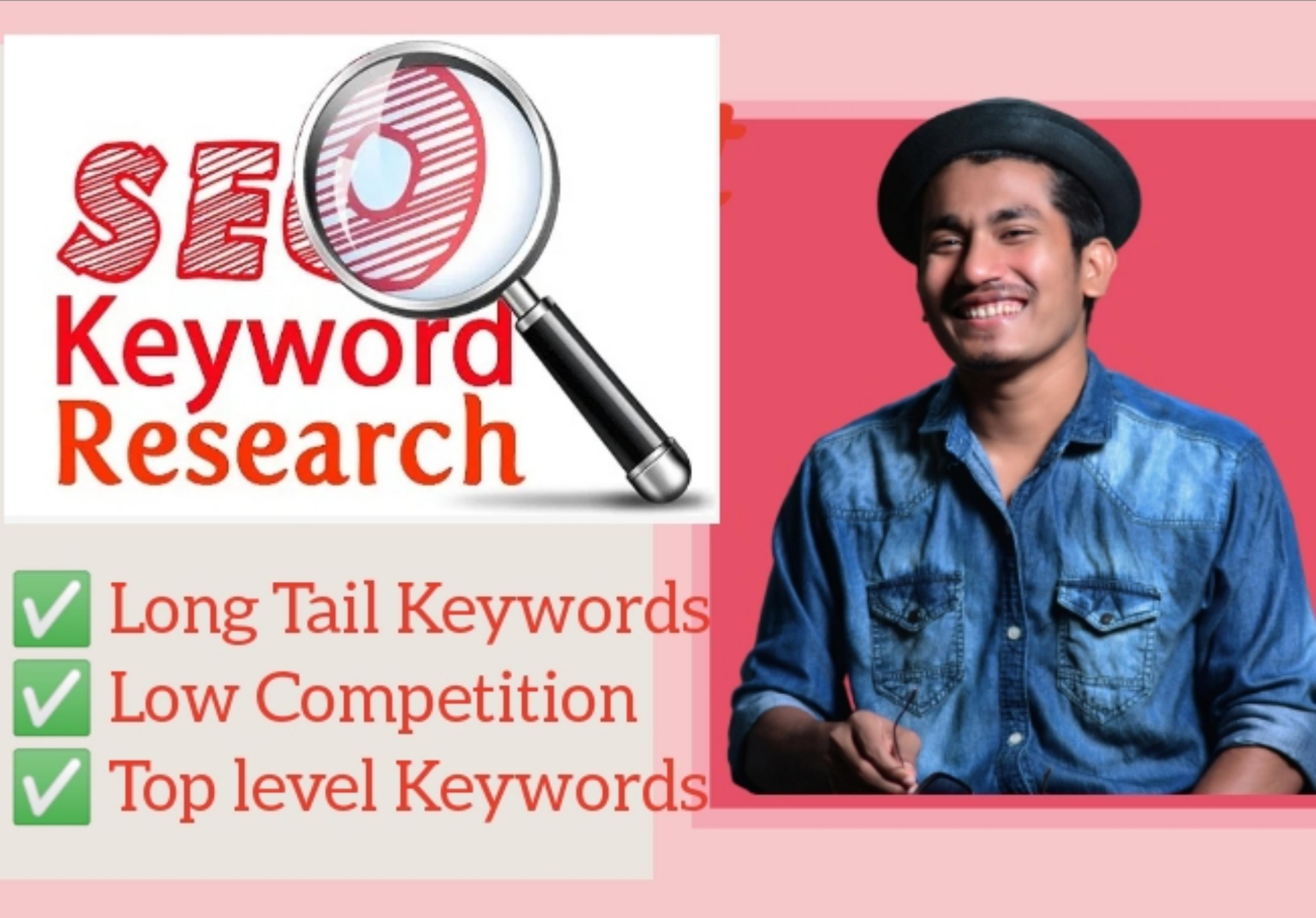 Do In-depth SEO Keywords Research and Competitor Anal...