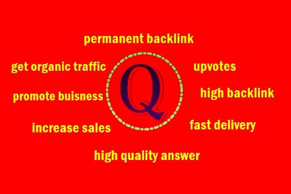 I can provide 15 quora answer to promote your website...