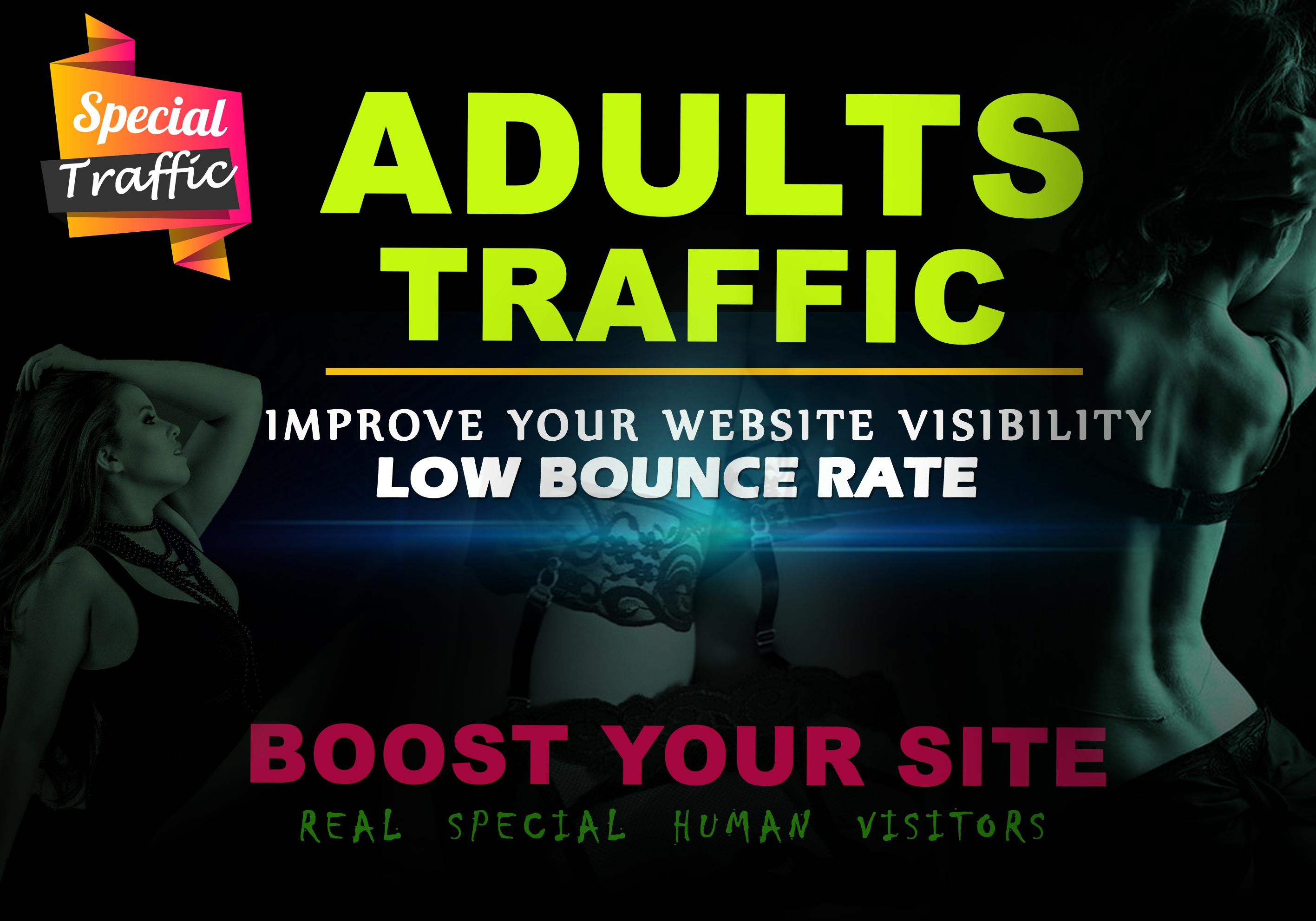 30,000 adult traffic, visitors to your any kind of p...