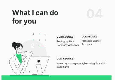 I am Quickbooks expert i will setup Quickbooks and do...