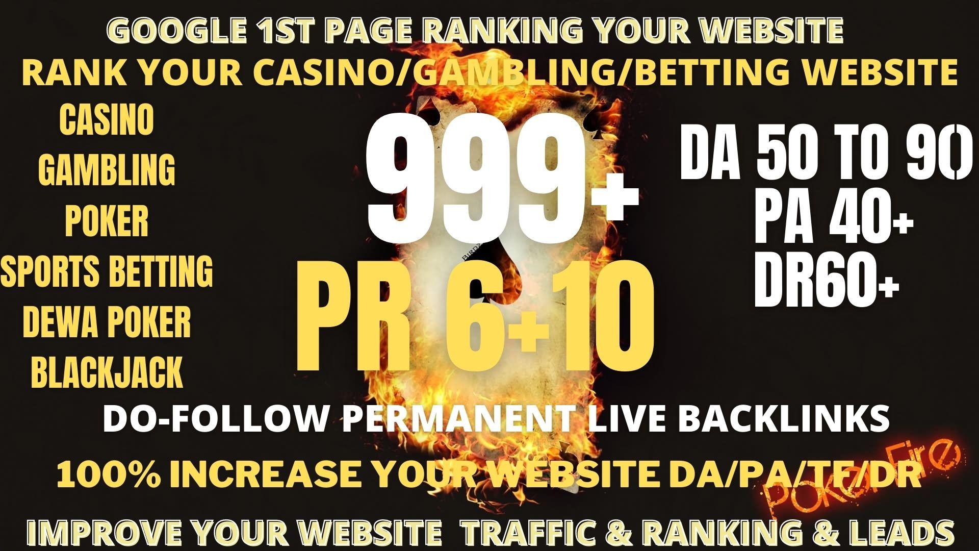 GET POWERFULL PBN 999+ Casino, Gambling, Poker, Sp...