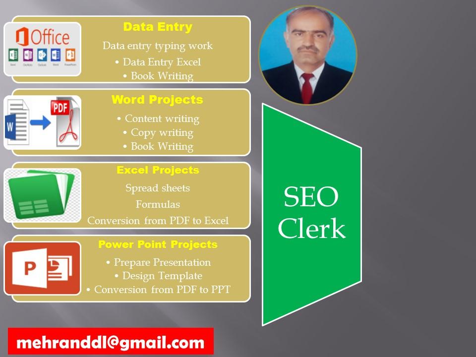 Data Entry Master compltion of projects within 3 days...
