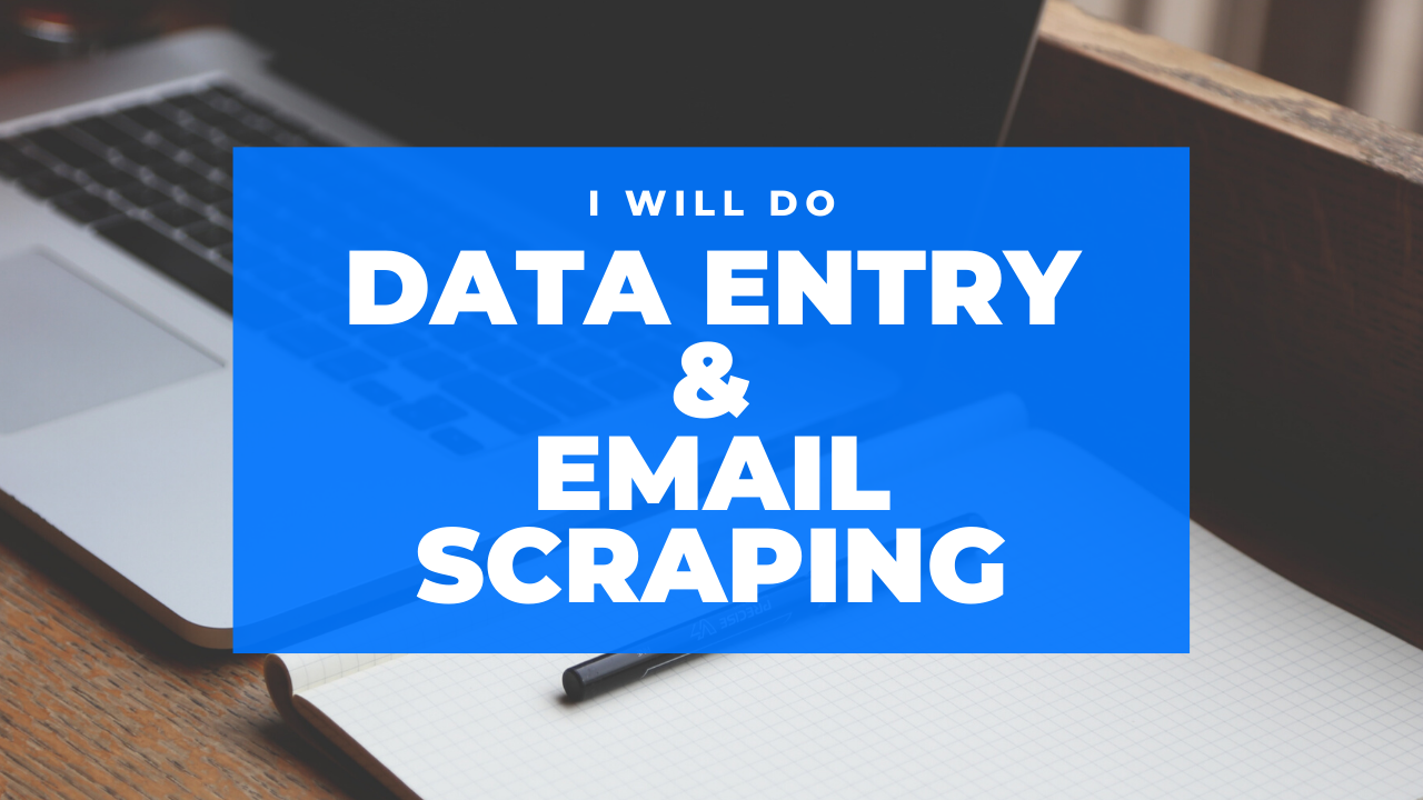 I will do data entry, email scraping, copy paste wor...