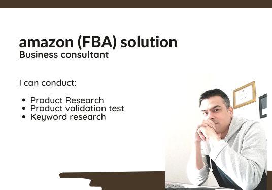 I will do in-depth amazon fba product research, eval...