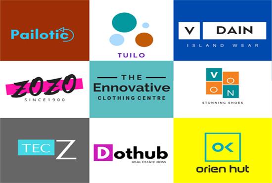 2 minimal/minimalist logo design with brand name conc...