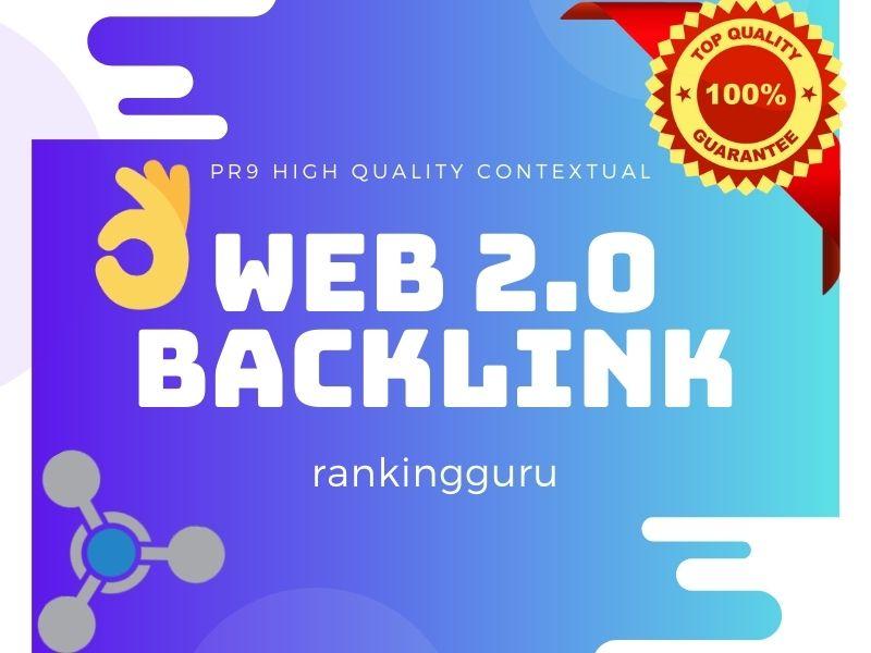 I'll Do 25 Web 2.0 Contextual Backlinks of High PR mo...