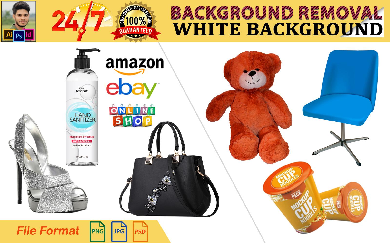 I will do product image background remove