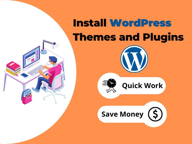 I will install WordPress theme and plugins on your we...