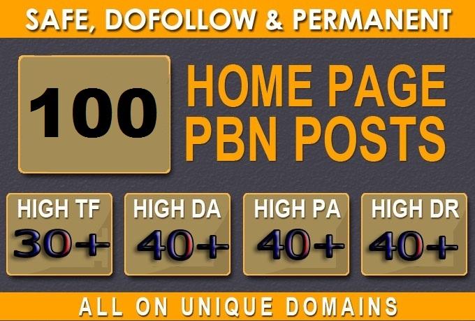 Get Extreme 100+PBN Backlink in your website hompage ...