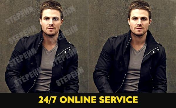 I will remove background and add watermark, logo