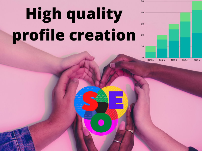 I will do 50 high quality profile creation backlinks/...