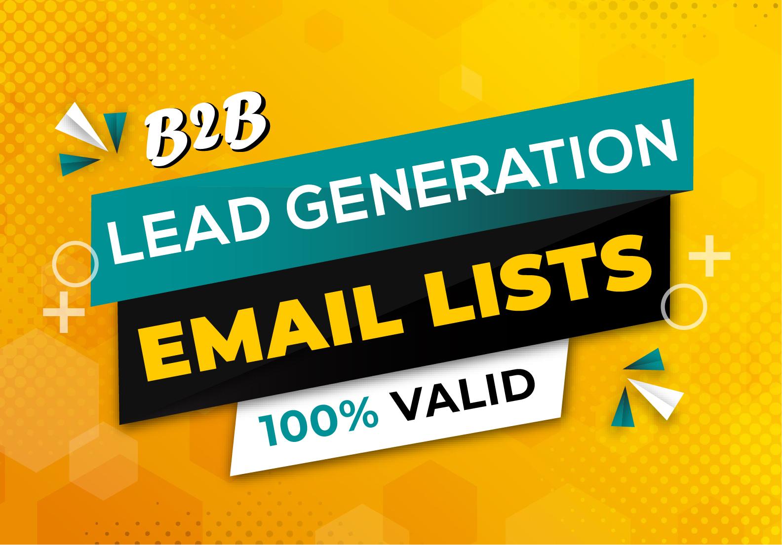 I will do b2b Linkedin lead generation and targeted e...