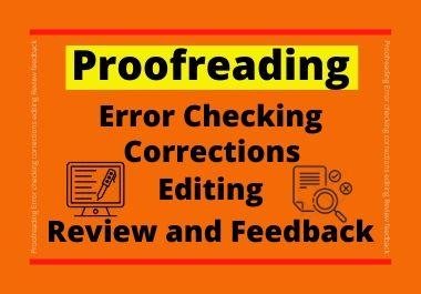 I will carefully and quickly proofread and edit your ...