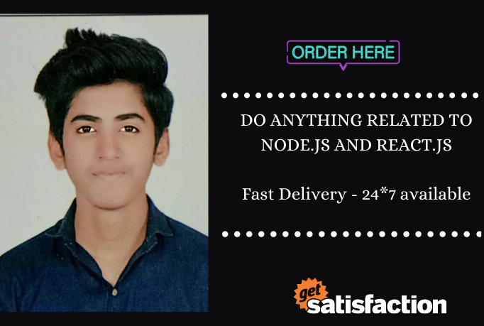 I will be your professional node js developer, react...