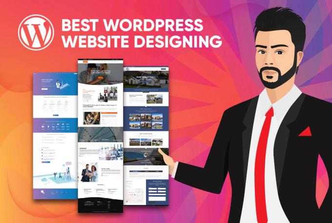 I will design, fix and create a wordpress website