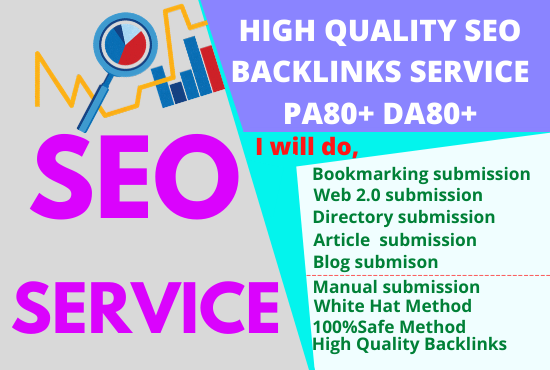 I will do SEO link building back link google top rank...