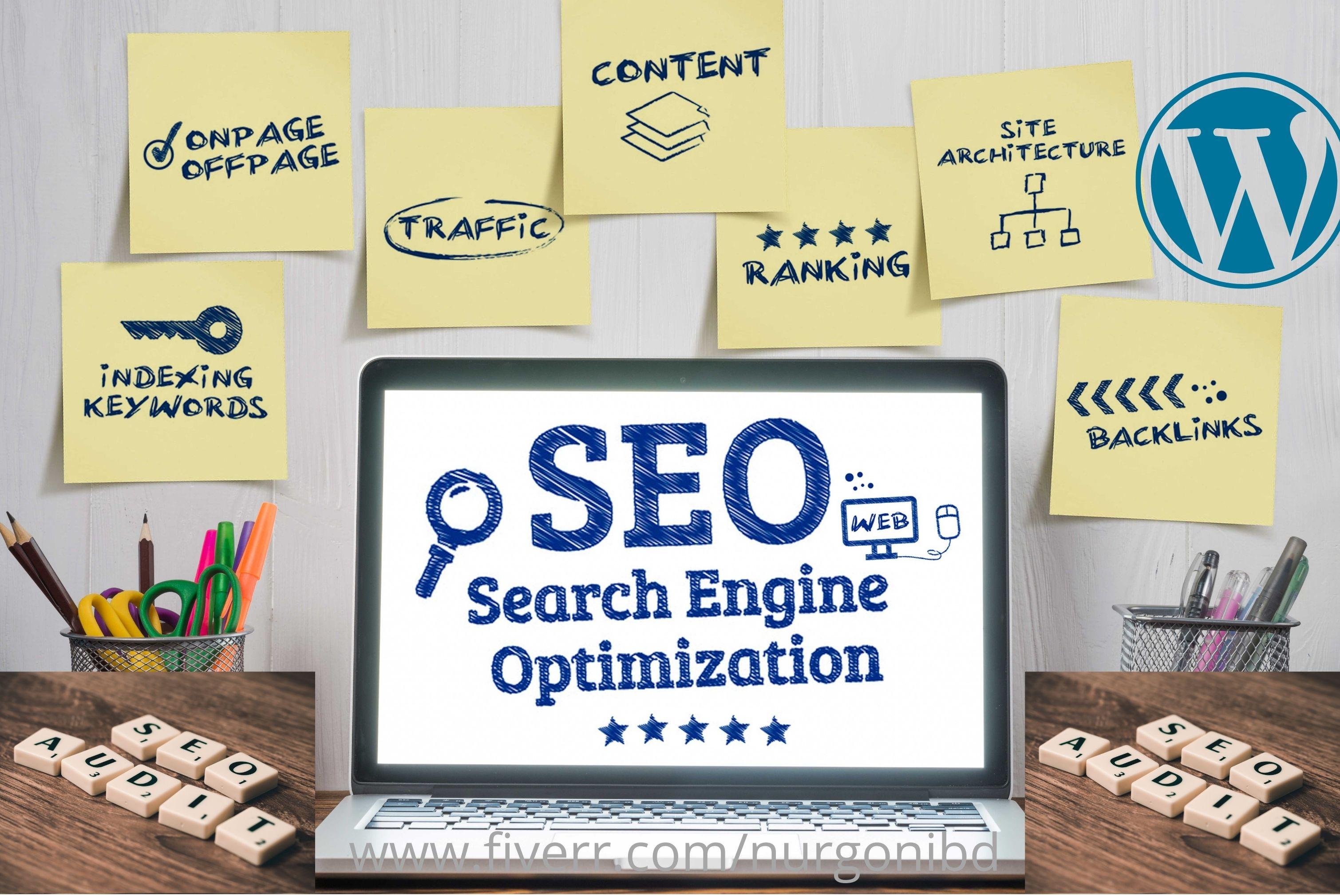 do on page SEO off page and technical optimization of...