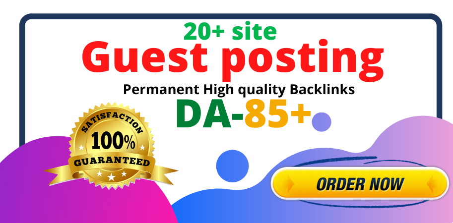 I will publish guest post on high quality site with h...
