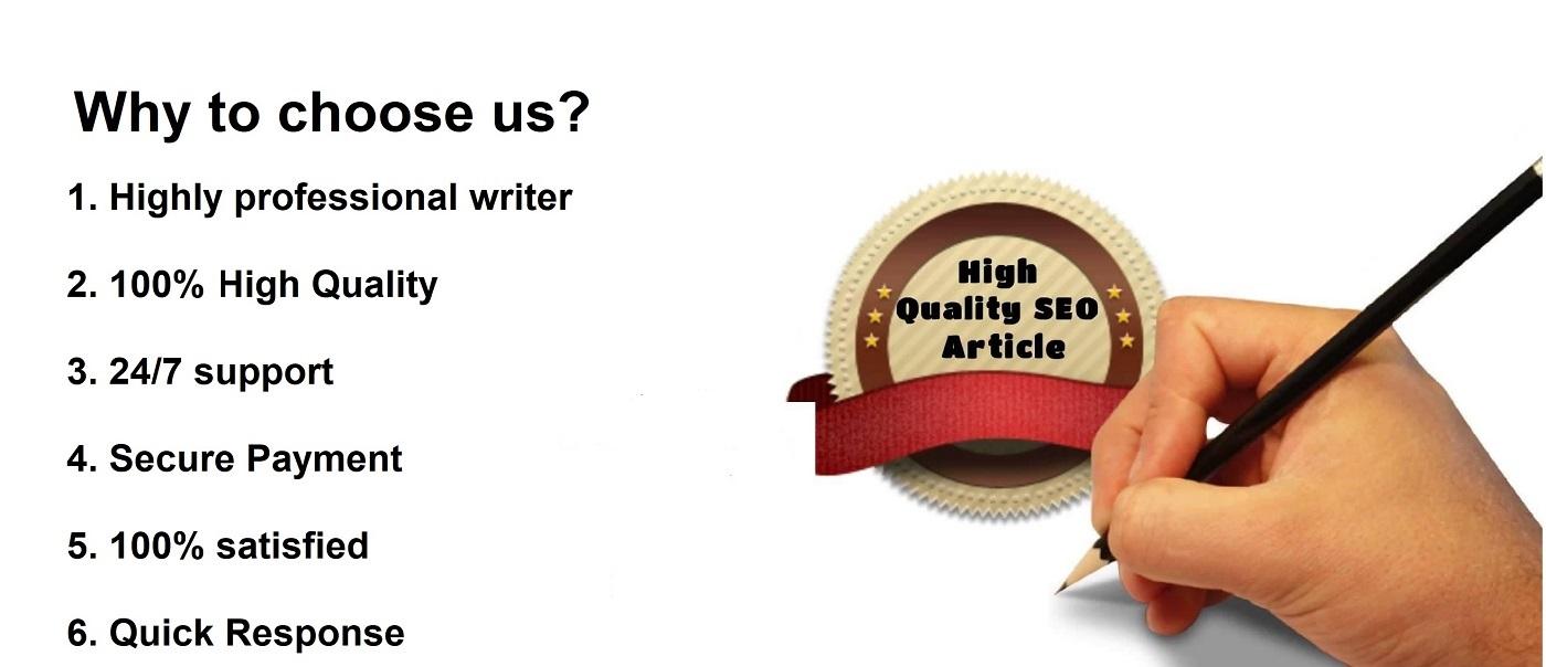 create 1000 words SEO Optimized Article Writing, Con...