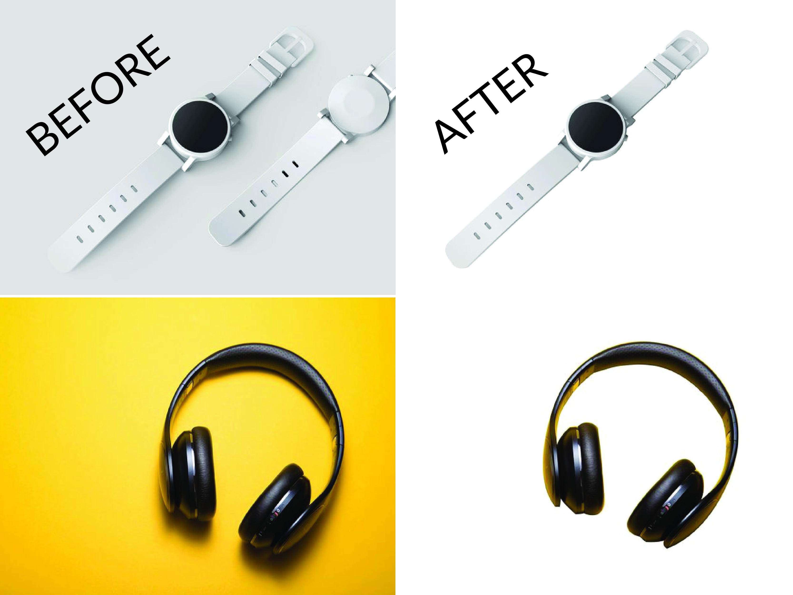 I will do five images background remove and retouch W...