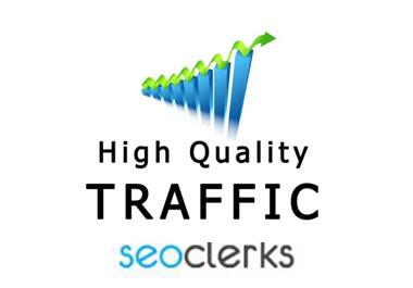 I will send organic web traffic real visitors to your...