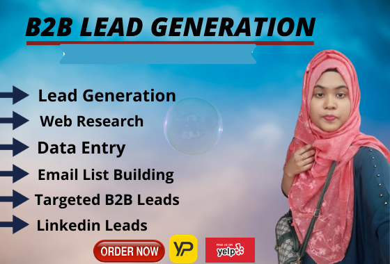 I will do targeted b2b lead generation and email list...