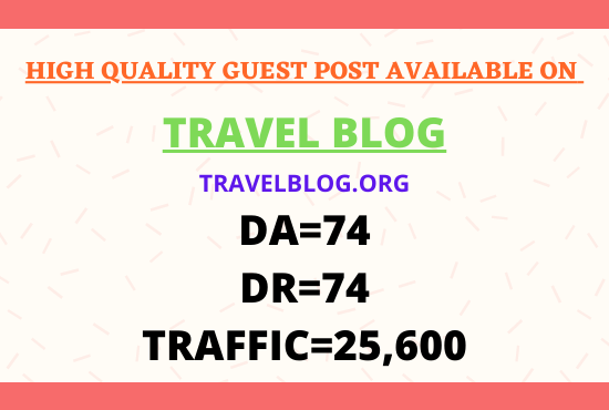 I Will Publish high quality SEO guest post on DA 74