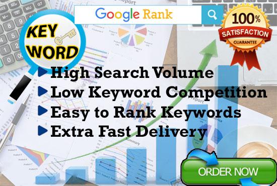 Seo Keyword Research and Competitor Analysis - Premiu...