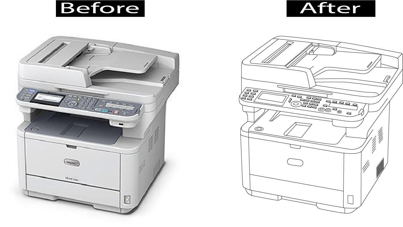 I will do Vector Line Drawing in 2 Hours