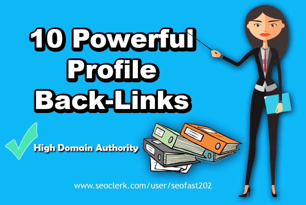 Get 10 Powerful Profile Back-Links