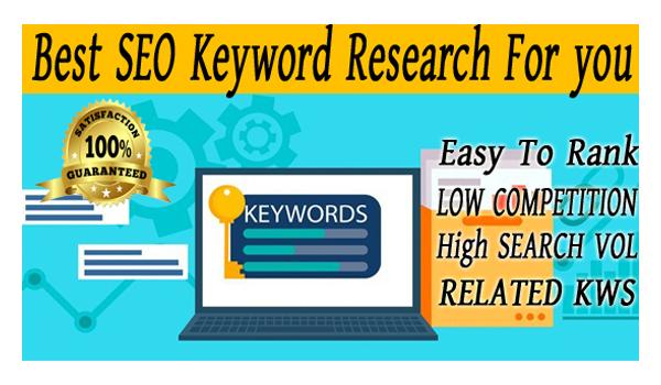 I will do excellent SEO Keyword research to rank your...